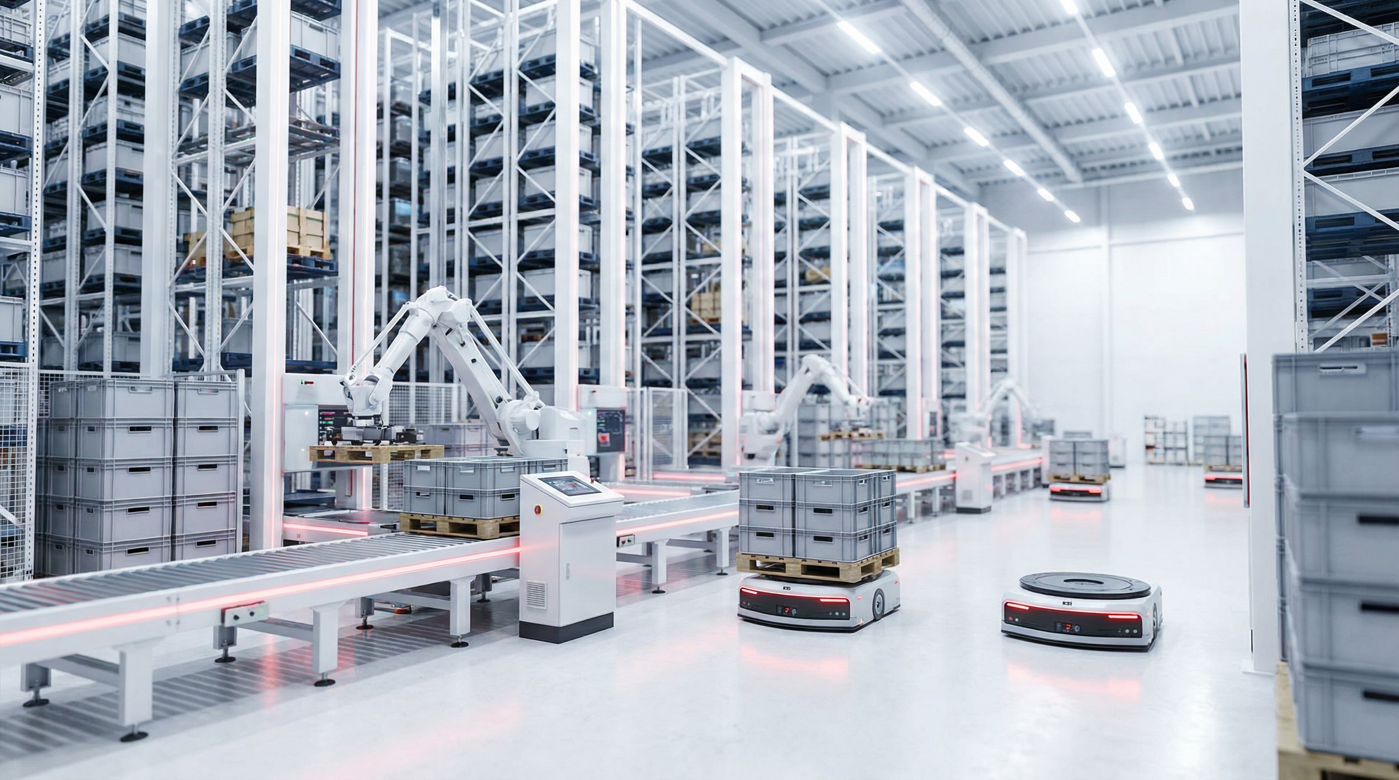 Almacén industrial automatizado
